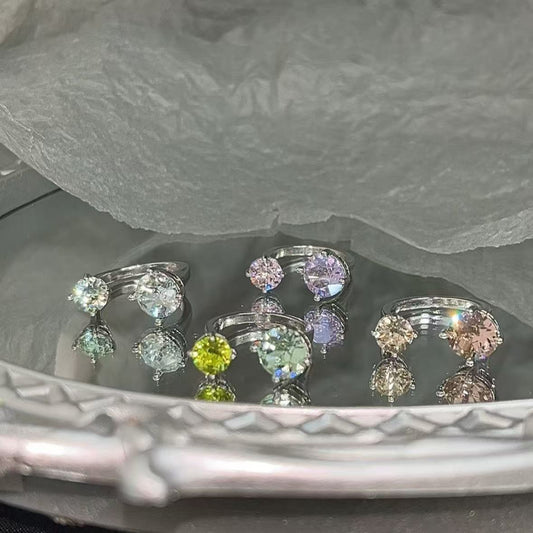 shiny adjustable ring suitable for US size 6-9